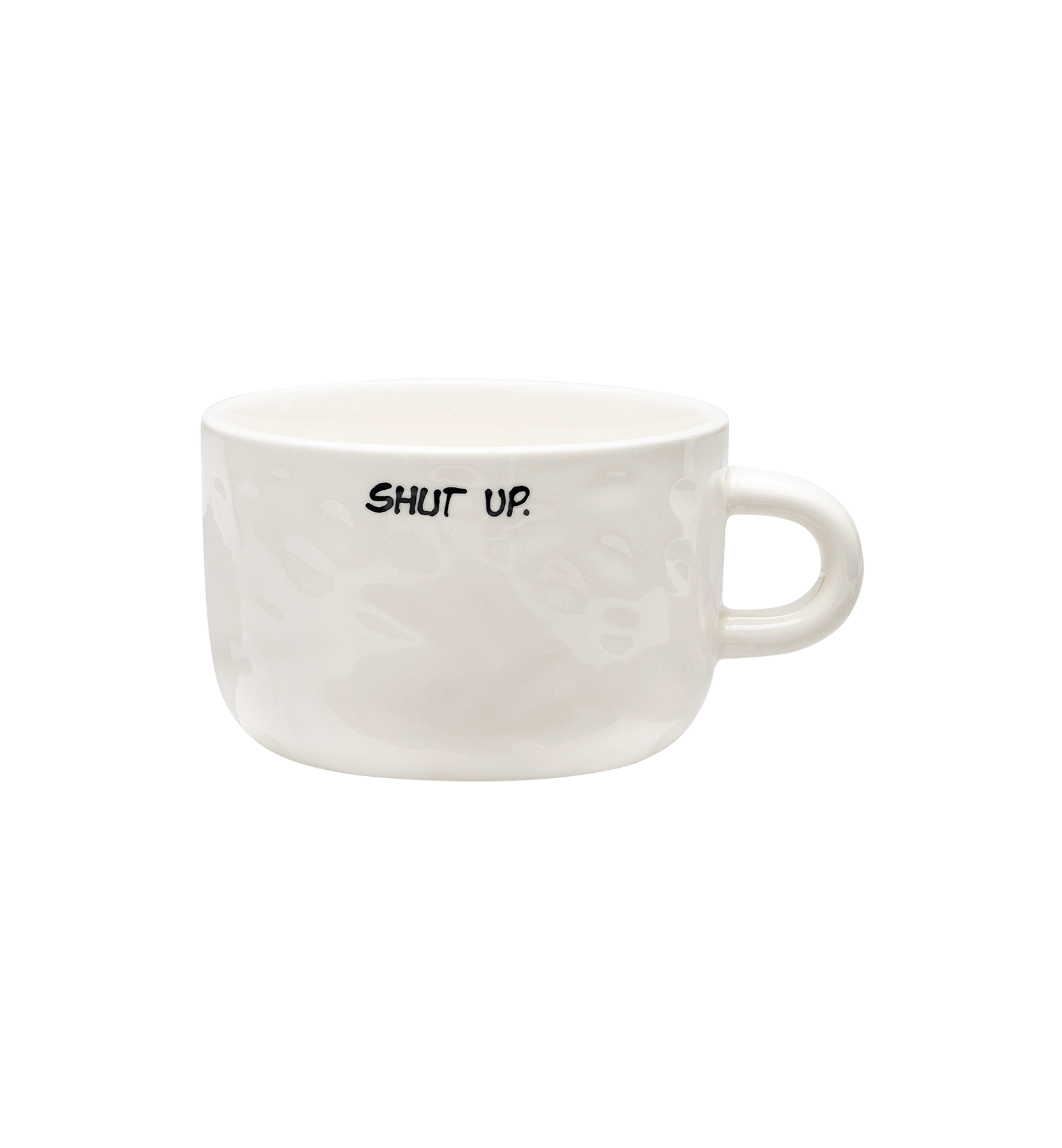 Anna + Nina Shut Up Cappucino Mug