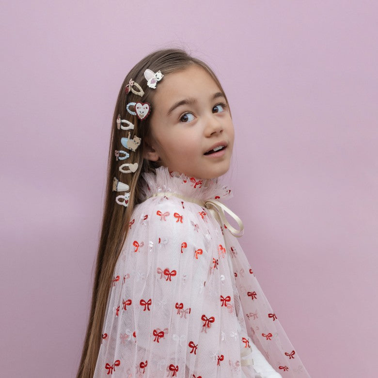 Mimi & Lula Kittybow mini hair clips