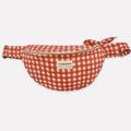 YONDER Cotton Quilted Bumbag | Gingham | Ginger