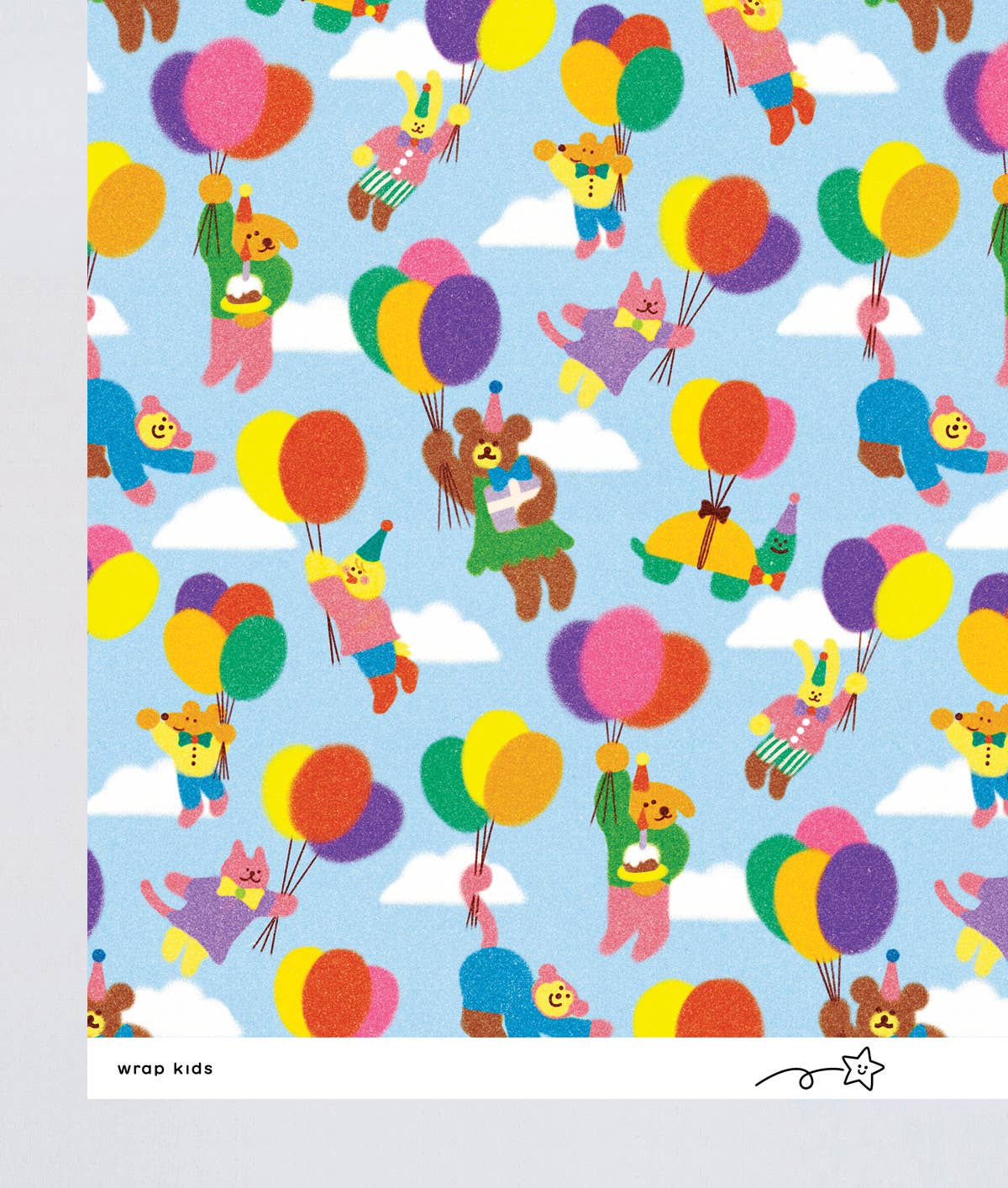 Balloon Birthday Gift Wrap